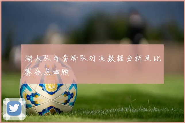 湖人队与黄蜂队对决数据分析及比赛亮点回顾